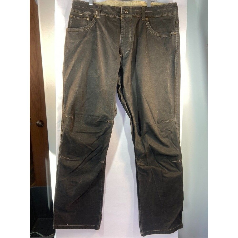 KUHL RYDER MENS BROWN CANVAS HEAVY 39 X 30 PANTS